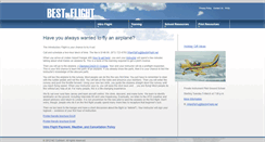Desktop Screenshot of bestinflight.net